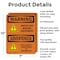 Signmission Safety Culture Sign, 7 in Width, Aluminum, Rectangle, Bilingual OS-2PACK-WS-A-710-L-12888 - alternate 7